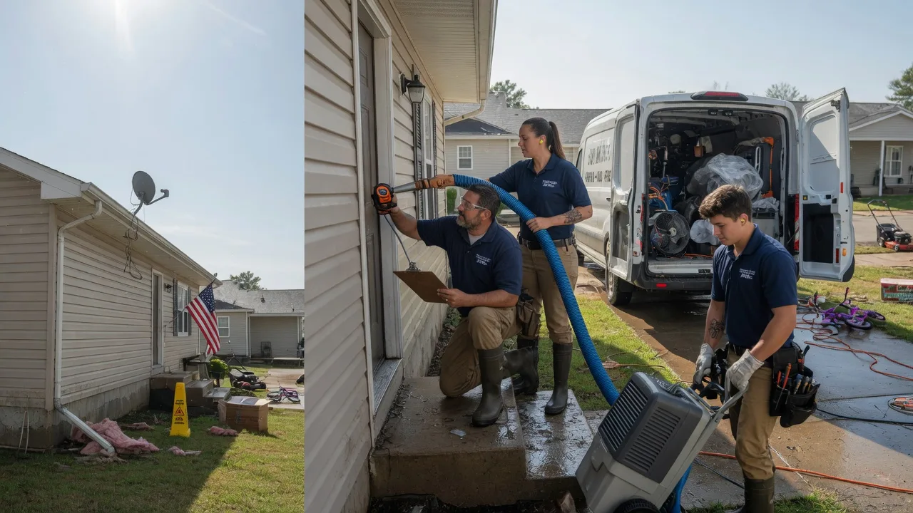 Ceiling Water Damage Restoration in Winchester, NH near me